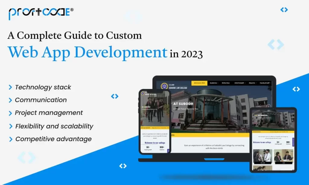a complete guide to custom web app development 2026