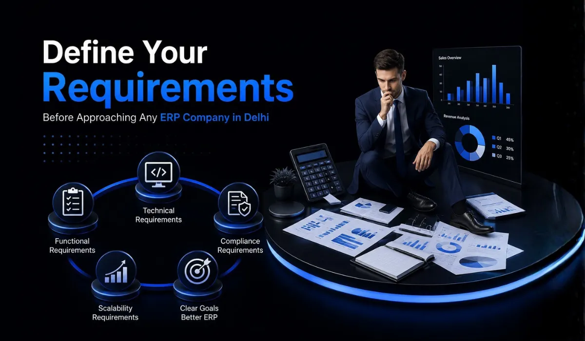 Define Your Requirements Before Approaching Any ERP Company in Delhi