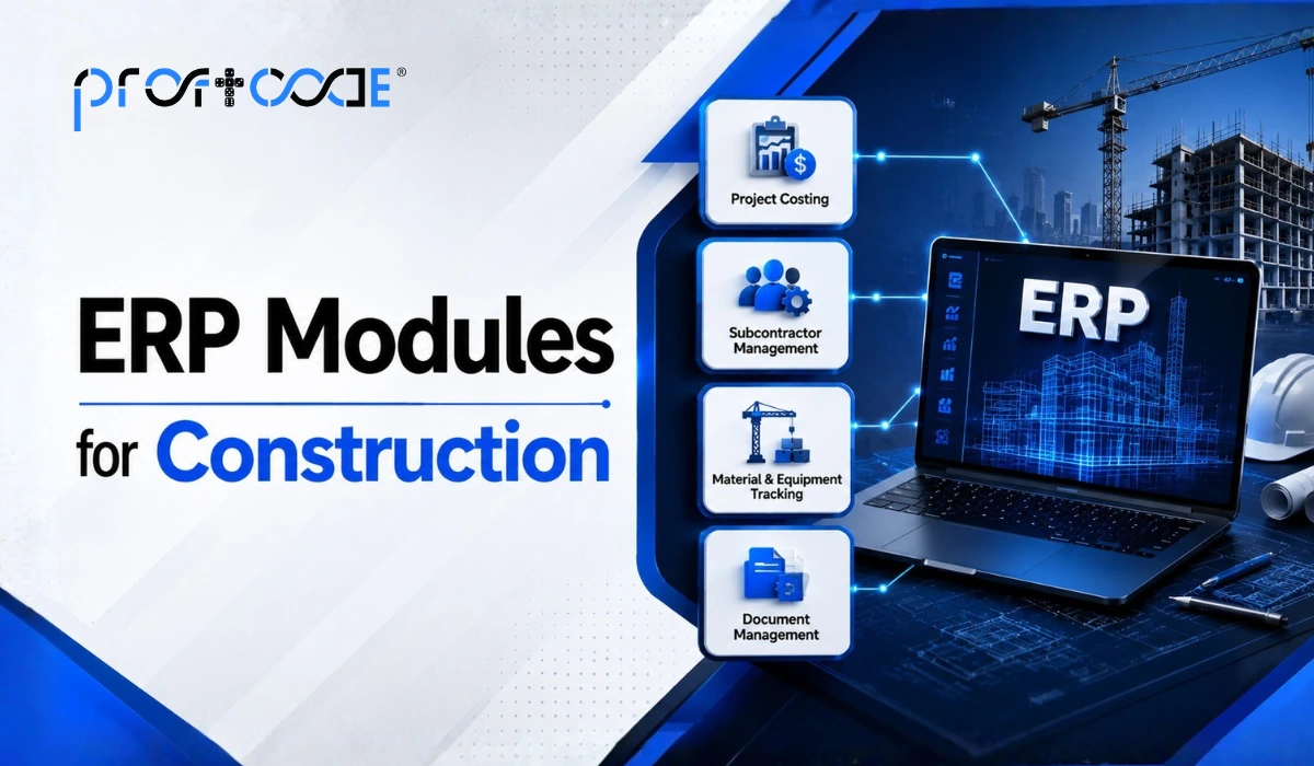 ERP Modules for Construction ​