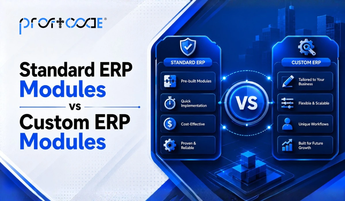 Standard ERP Modules vs Custom ERP Modules​