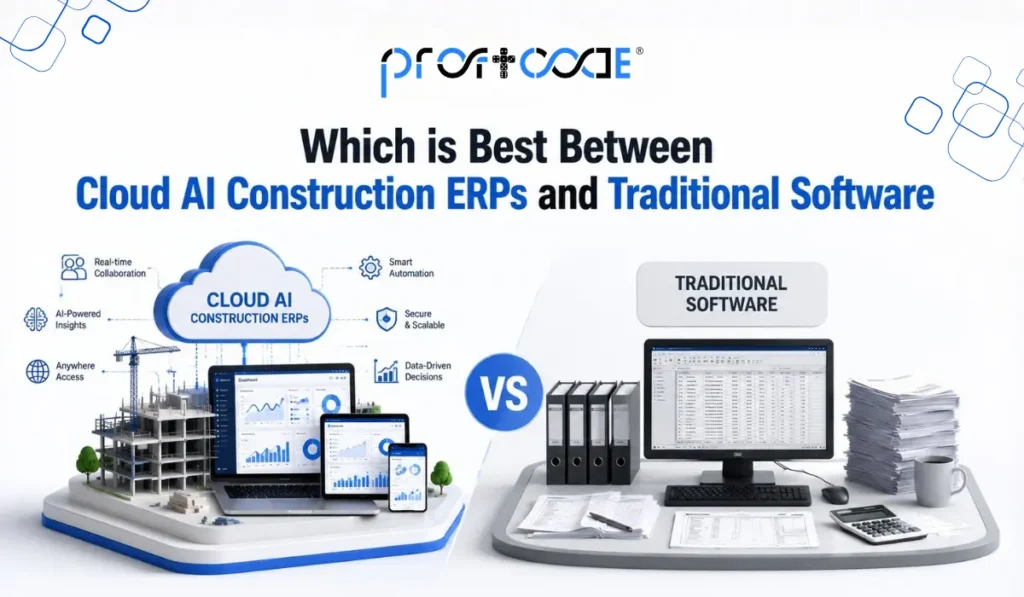 Cloud AI Construction ERP vs Traditional Software Comparison