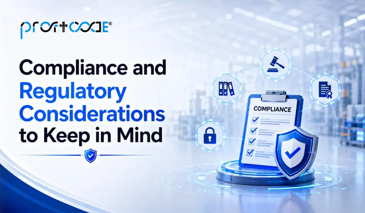 Compliance and Regulatory Considerations to Keep in Mind