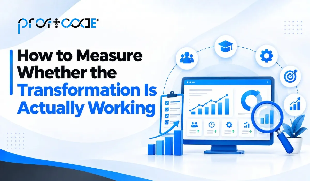 How to Measure Whether the Transformation Is Actually Working