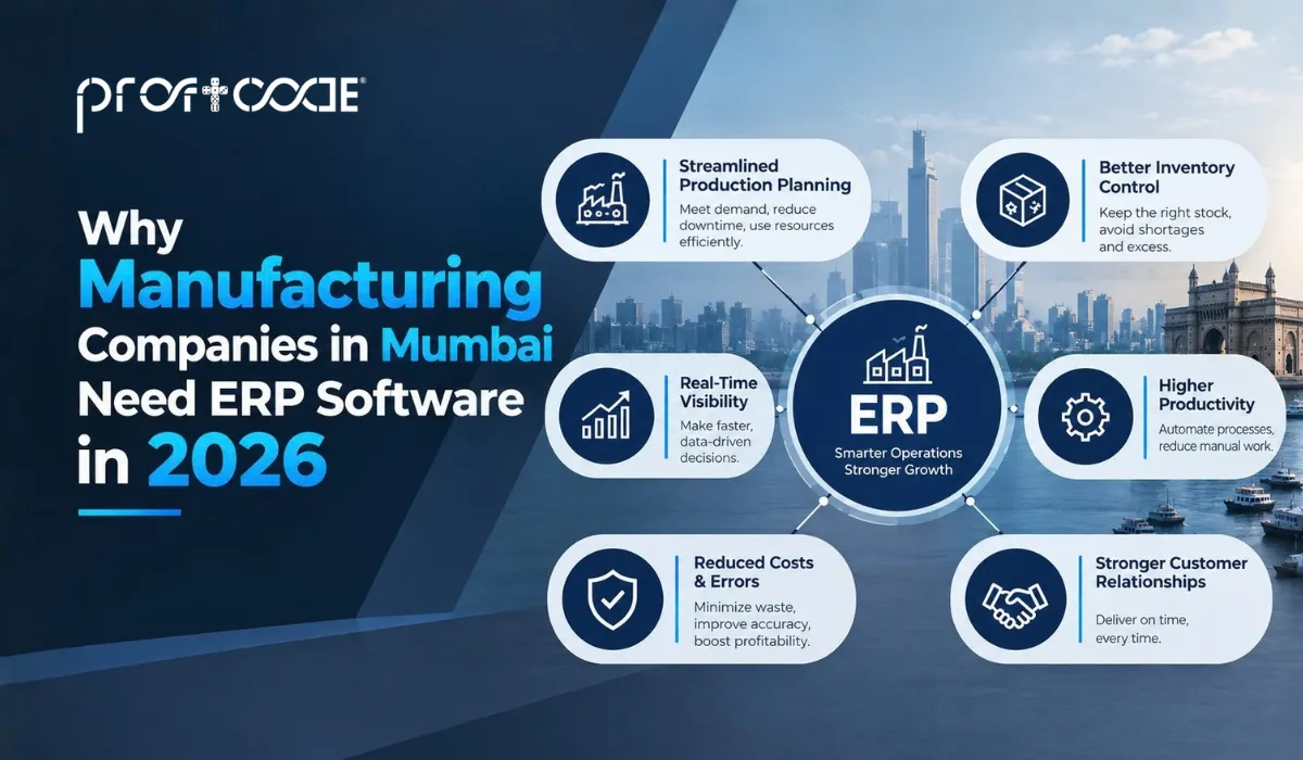 Why Manufacturing Companies in Mumbai Need ERP Software in 2026