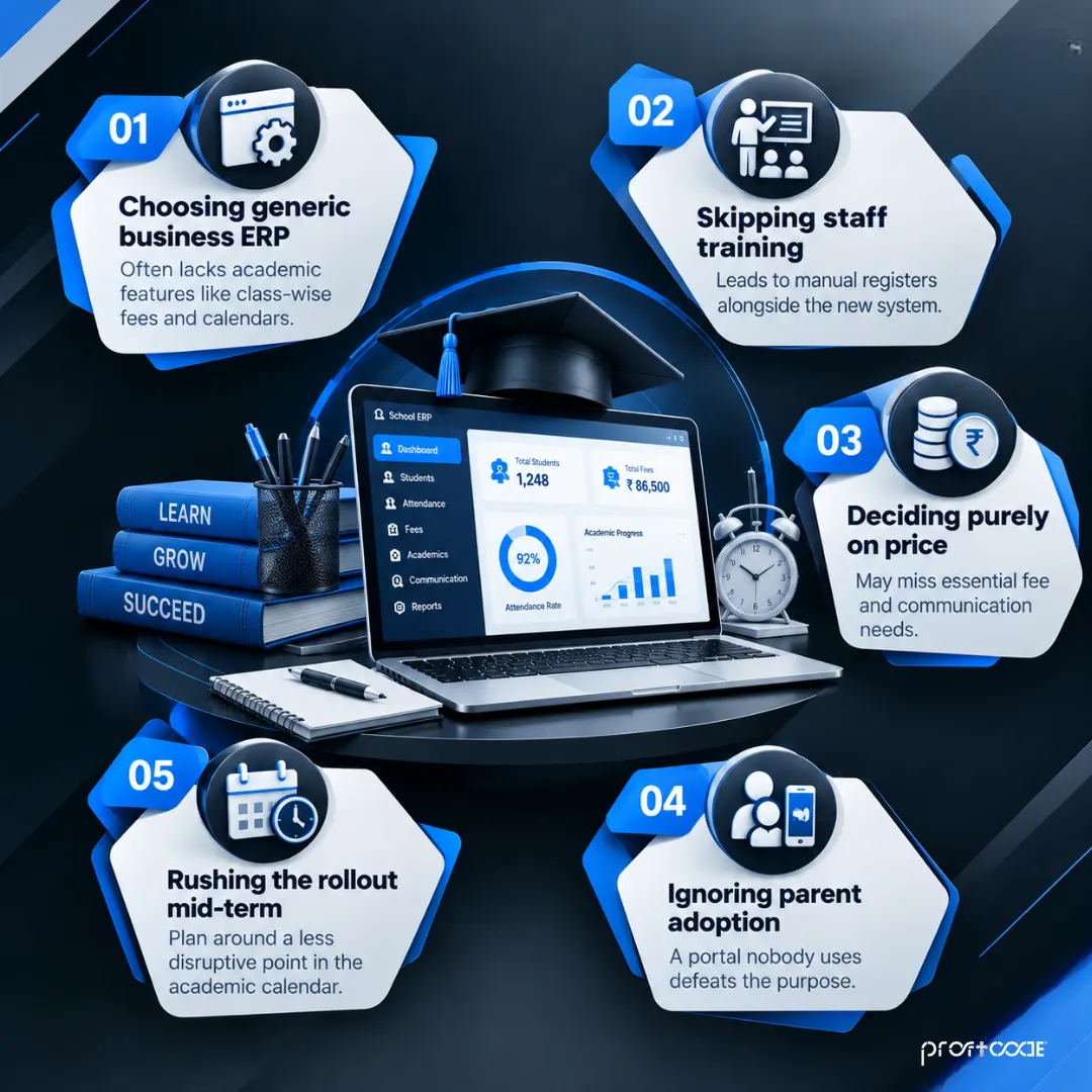 Common Mistakes Schools Make When Choosing ERP