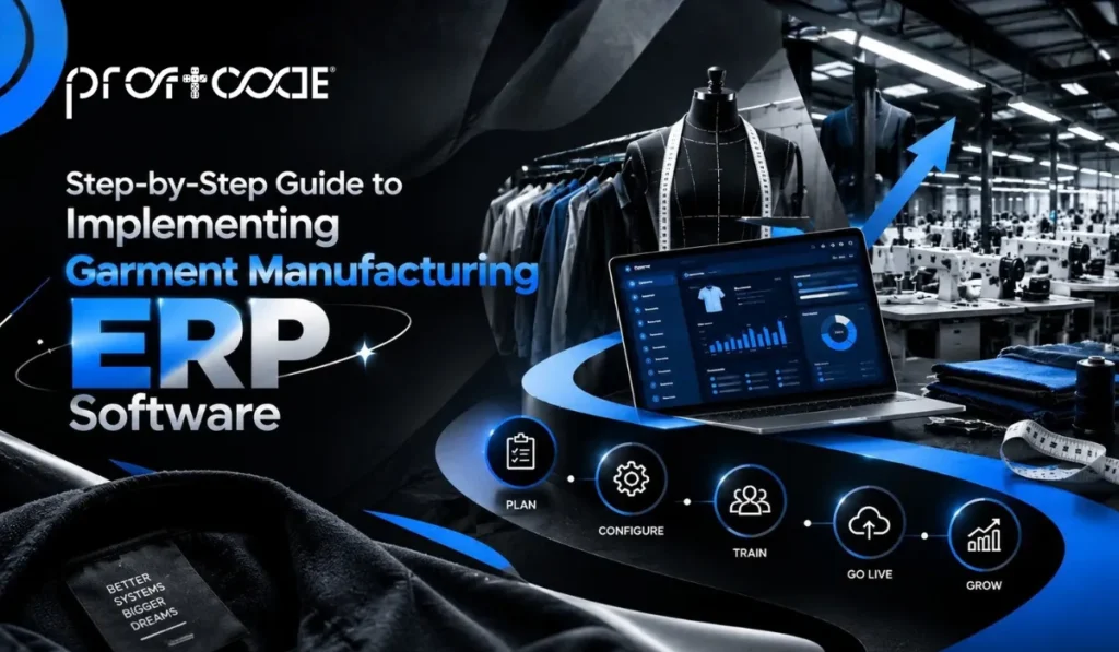 Step-by-Step Guide to Implementing Garment Manufacturing ERP Software